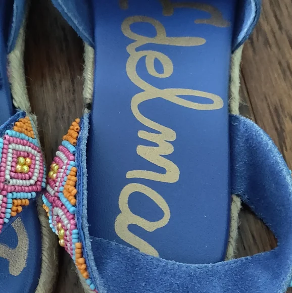 Sam Edelman Shae beaded leather Espadrilles sandal - Picture 7 of 12